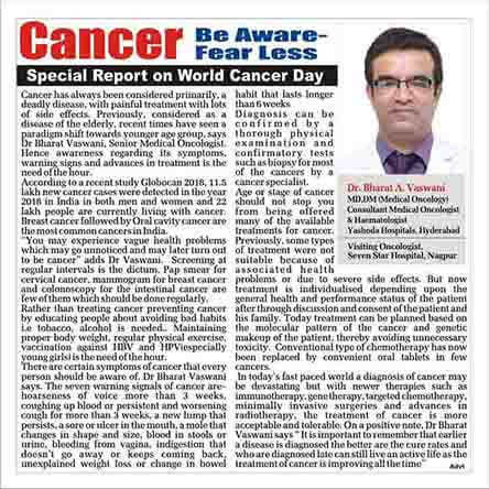 Cancer Be Aware-Fear Less