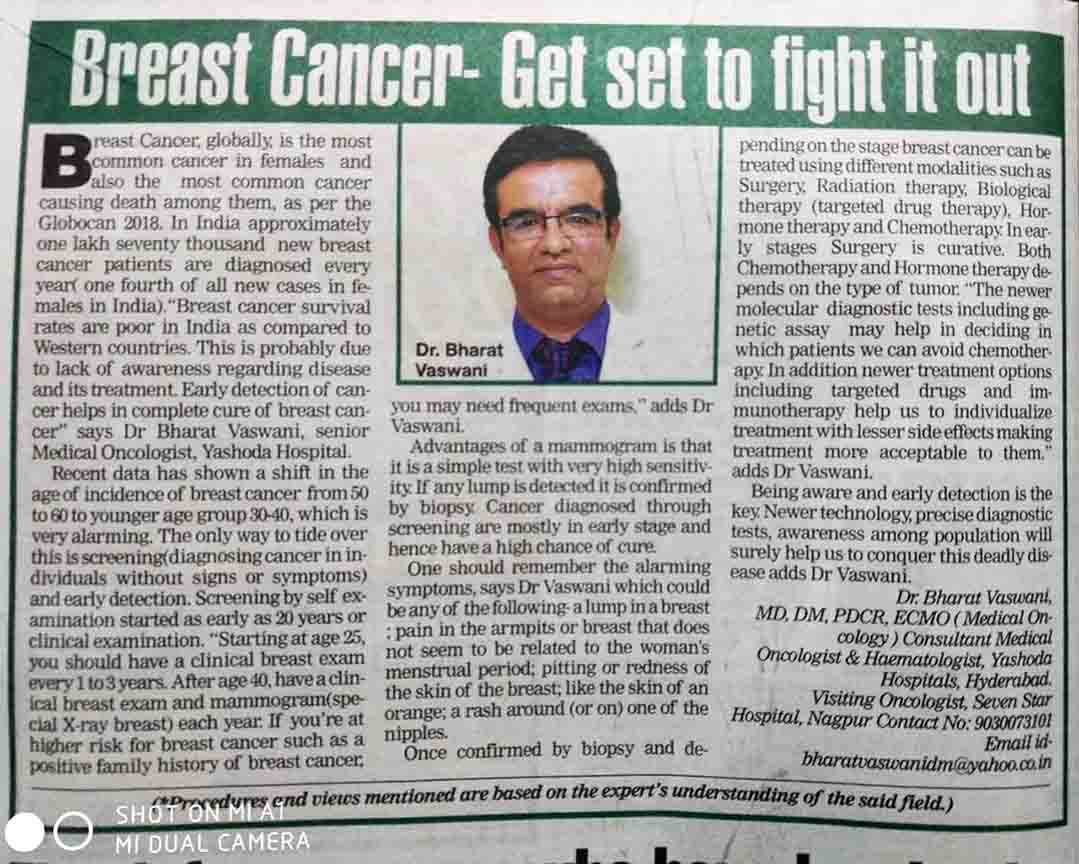 Breast Cancer- Get set to fight it out