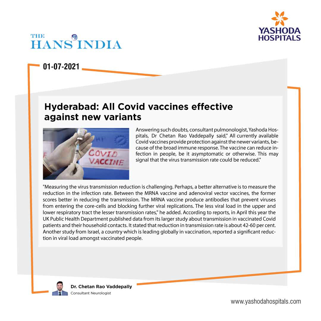 Hyderabad: All Covid vaccines effective against new variants