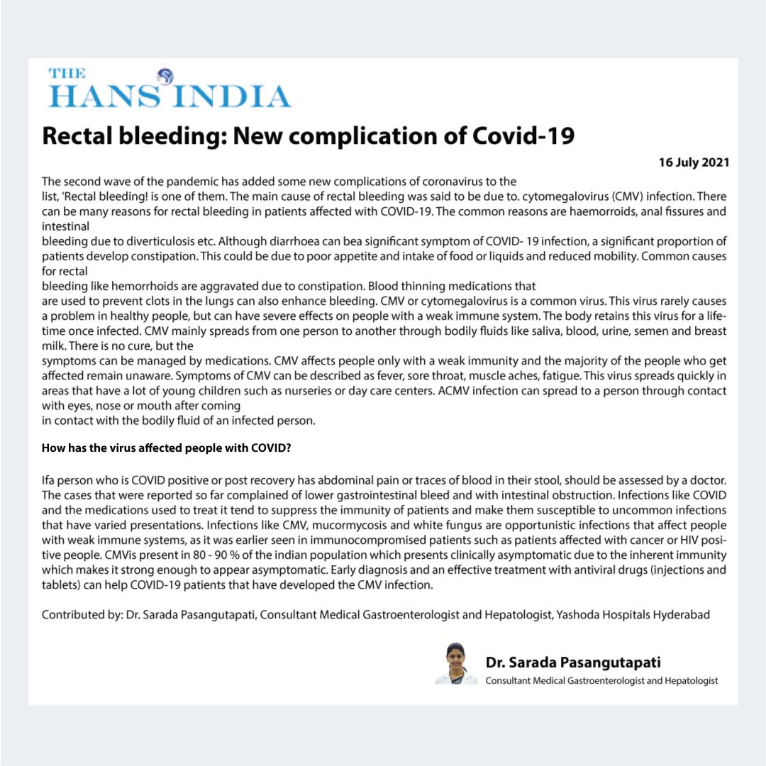 New complication of Covid-19