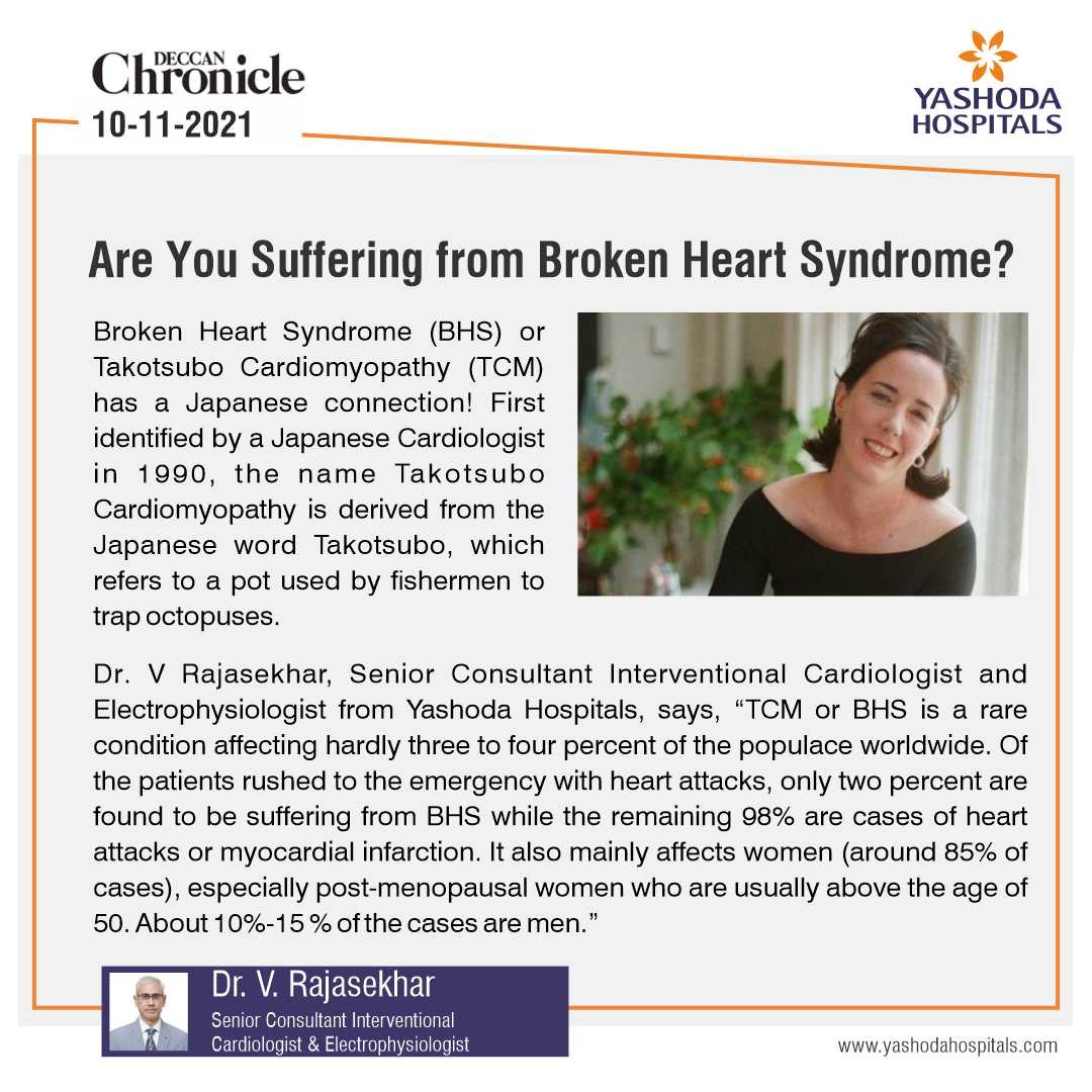 Are You Suffering from Broken Heart Syndrome