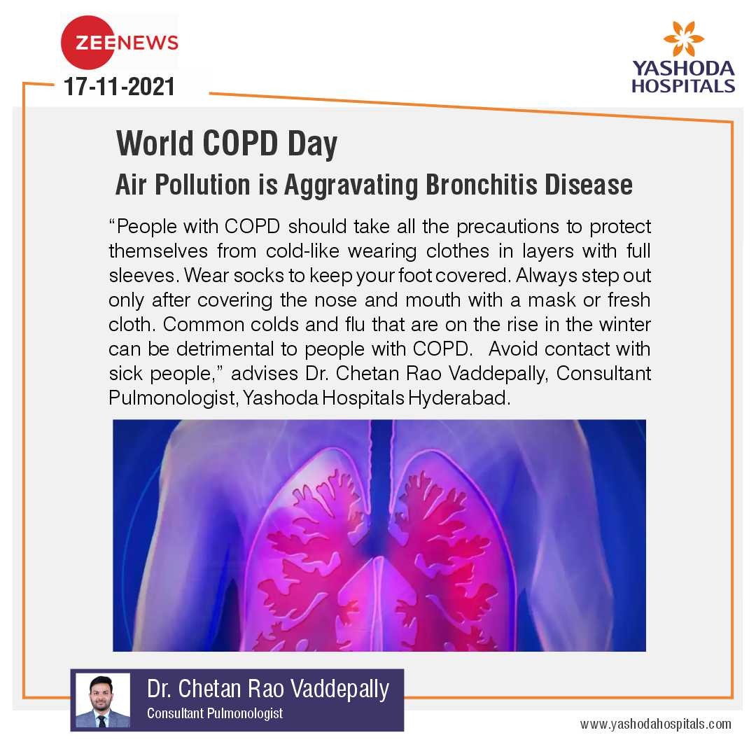 Air pollution is aggravating Bronchitis disease
