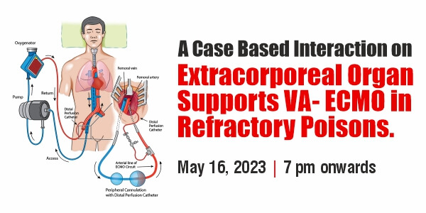 A Case Based Interaction on Extracorporeal Organ Supports VA- ECMO in Refractory Poisons.